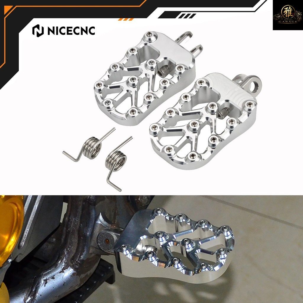 DRZ400SM DRZ400S DRZ400E DR-Z 400 SM S E 2000-2022 ワイドビレットフットレストフットペグ ステンレススチール 8,345円