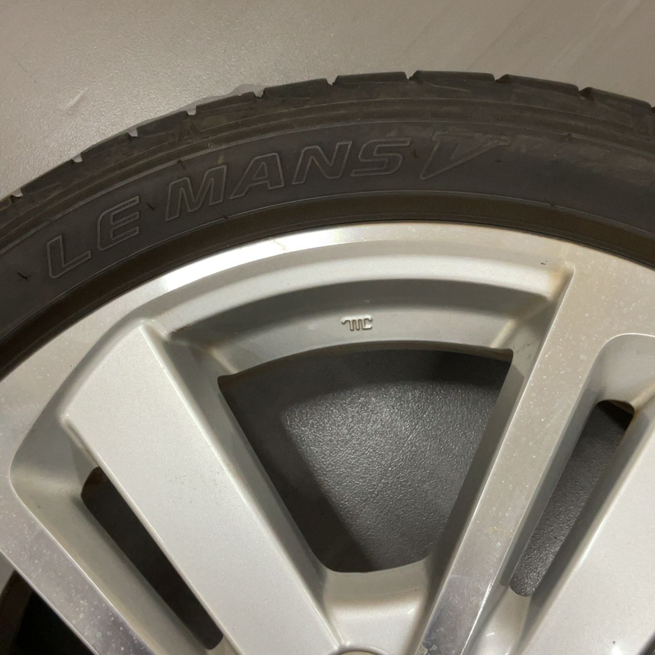 4穴 PCD100 16インチ 4.5J+45 ダイハツコペン純正アルミ+ 165/50R16