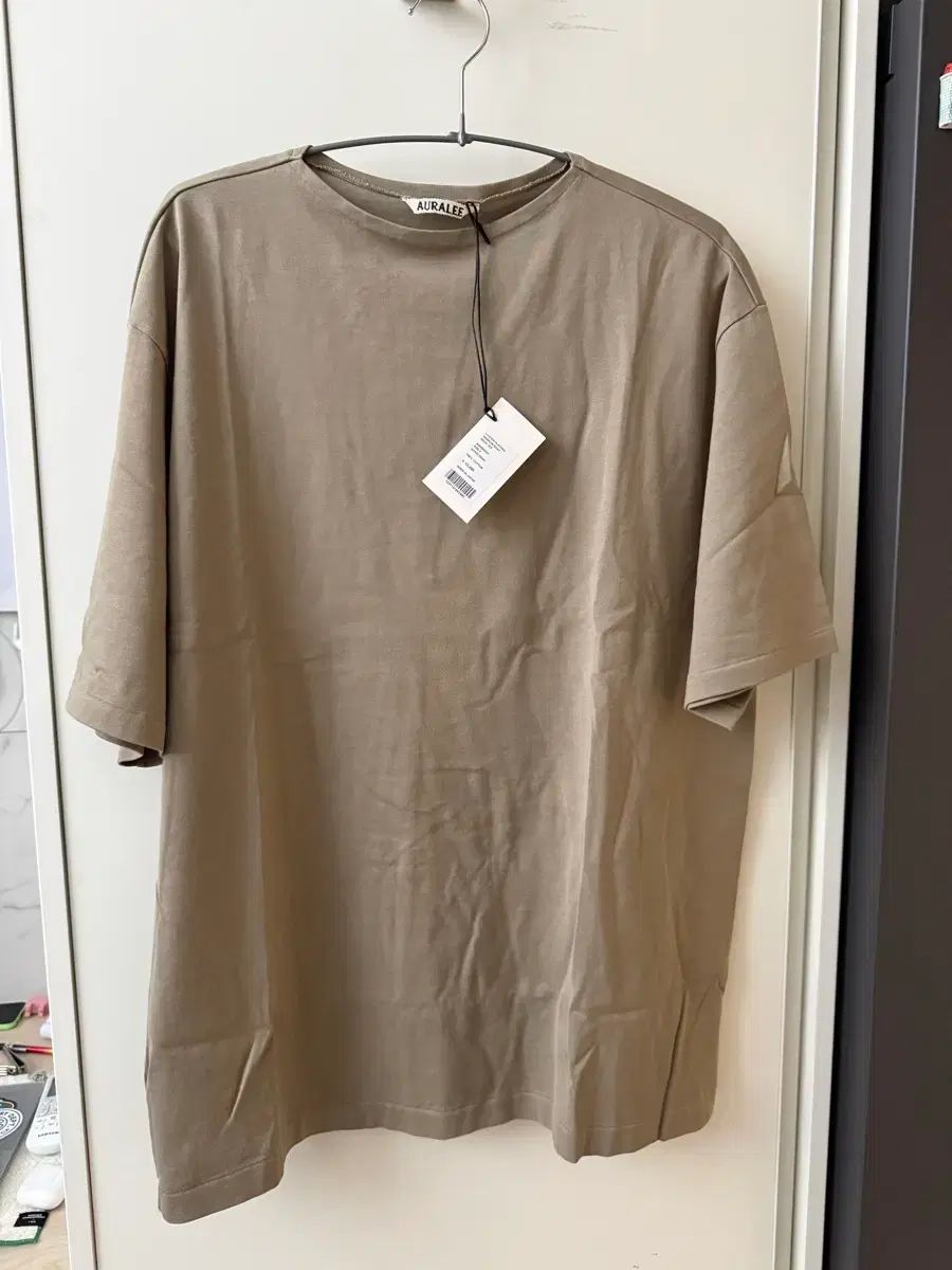 (4) オーラリー ボートネック Tシャツ 新品 10,927円