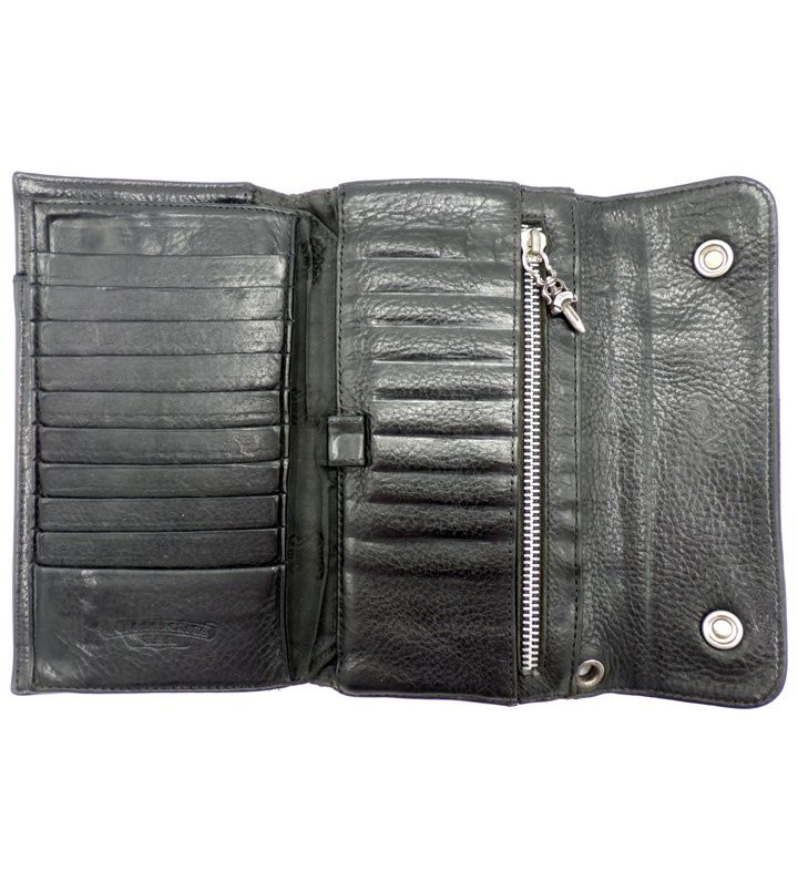 クロムハーツ CHROME HEARTS 【 WAVE 】 ウェーブ クロスボール レザー