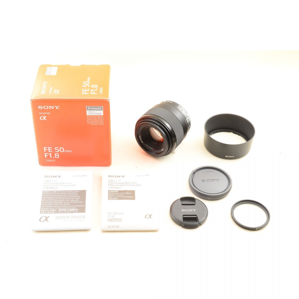 中古  SONY FE 50mm F1.8  交換レンズ SONY FE 50mm F1.8 SEL50F18F AB+ランク 中古｜フジヤカメラ