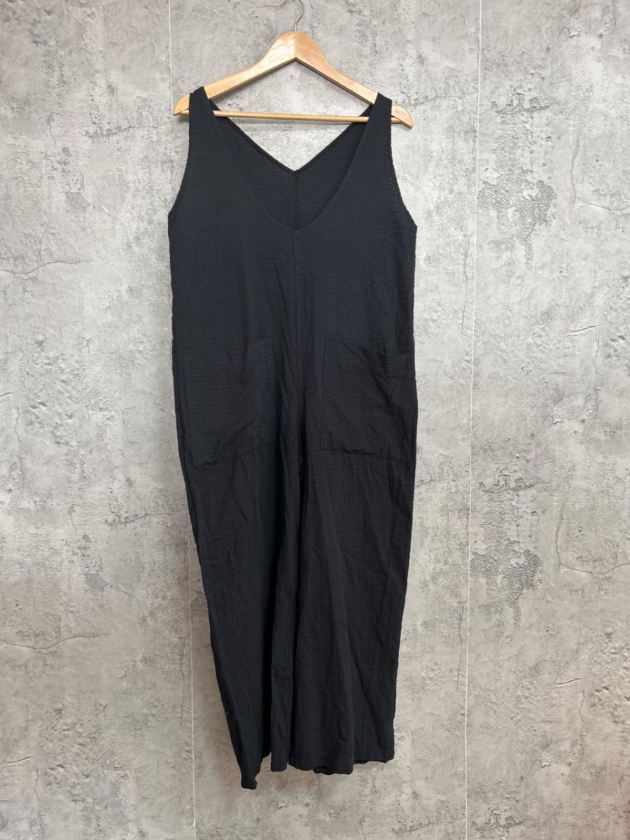 Plage プラージュ AFC Les Ateliers Francais de Confection コットン100% オールインワン size1/黒 ■◆◎レディース