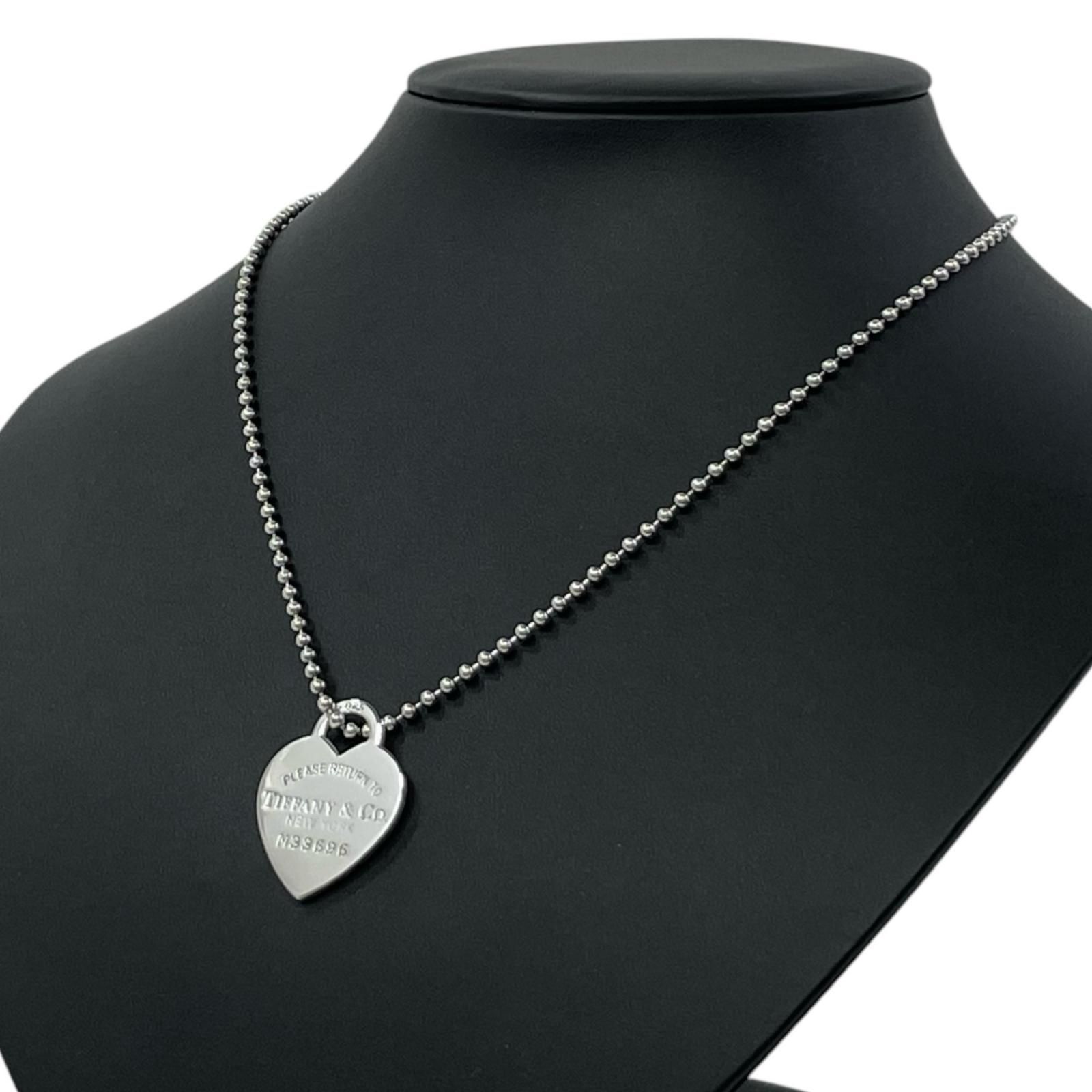 【中古】Tiffany&co | ティファニー リターン トゥ ハート タグ プレート ペンダント ネックレス シルバー【尾張小牧店】