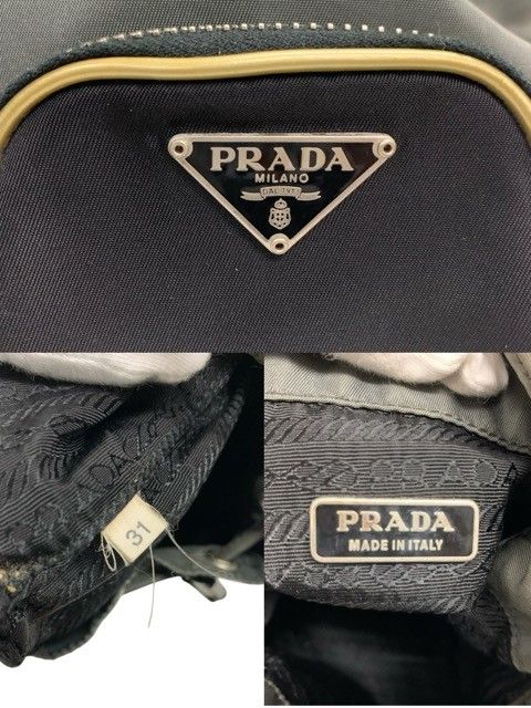 PRADA/プラダ/ミニハンドバッグ/巾着/バケット/三角ロゴ/ナイロン