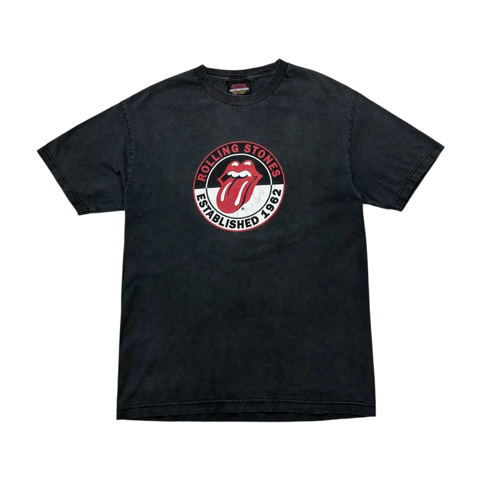 00s ザ・ローリング・ストーンズ THE ROLLING STONES CIRCLE LOGO Tシャツ サイズ L