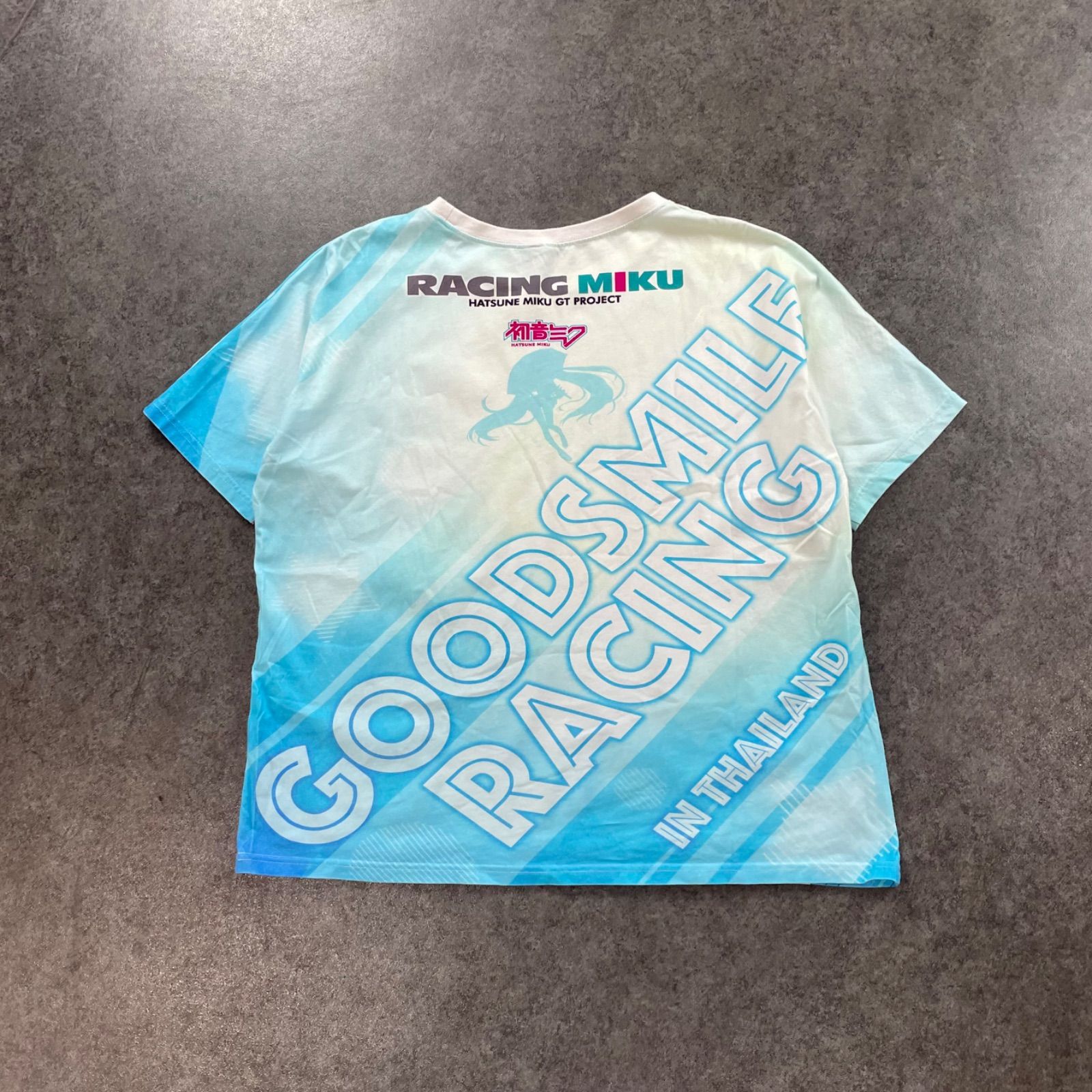初音ミク レーシングミク 2019 タイver. フルグラフィックTシャツ 両面 