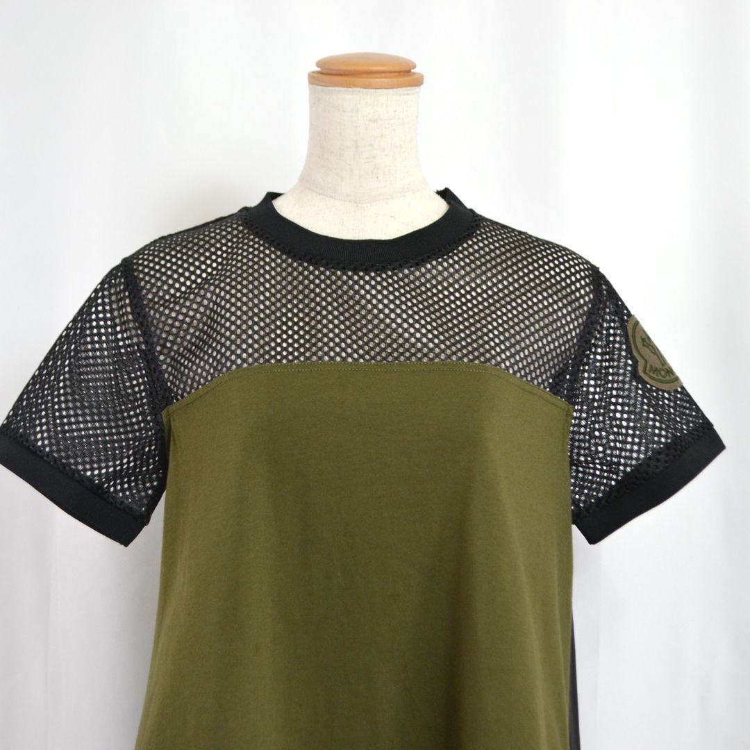 正規品】MONCLERモンクレール 20SS 袖ロゴワッペン メッシュ切替 T