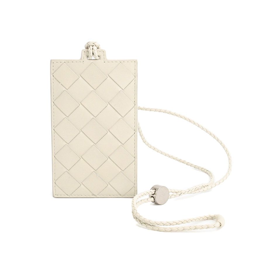 BOTTEGA VENETA ボッテガヴェネタ カードケース ネックストラップ付きパスケース 607518