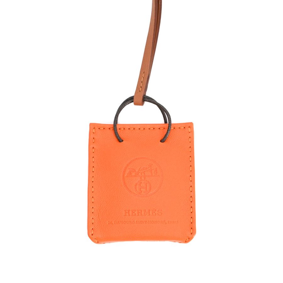HERMES エルメス チャーム サックオランジュ