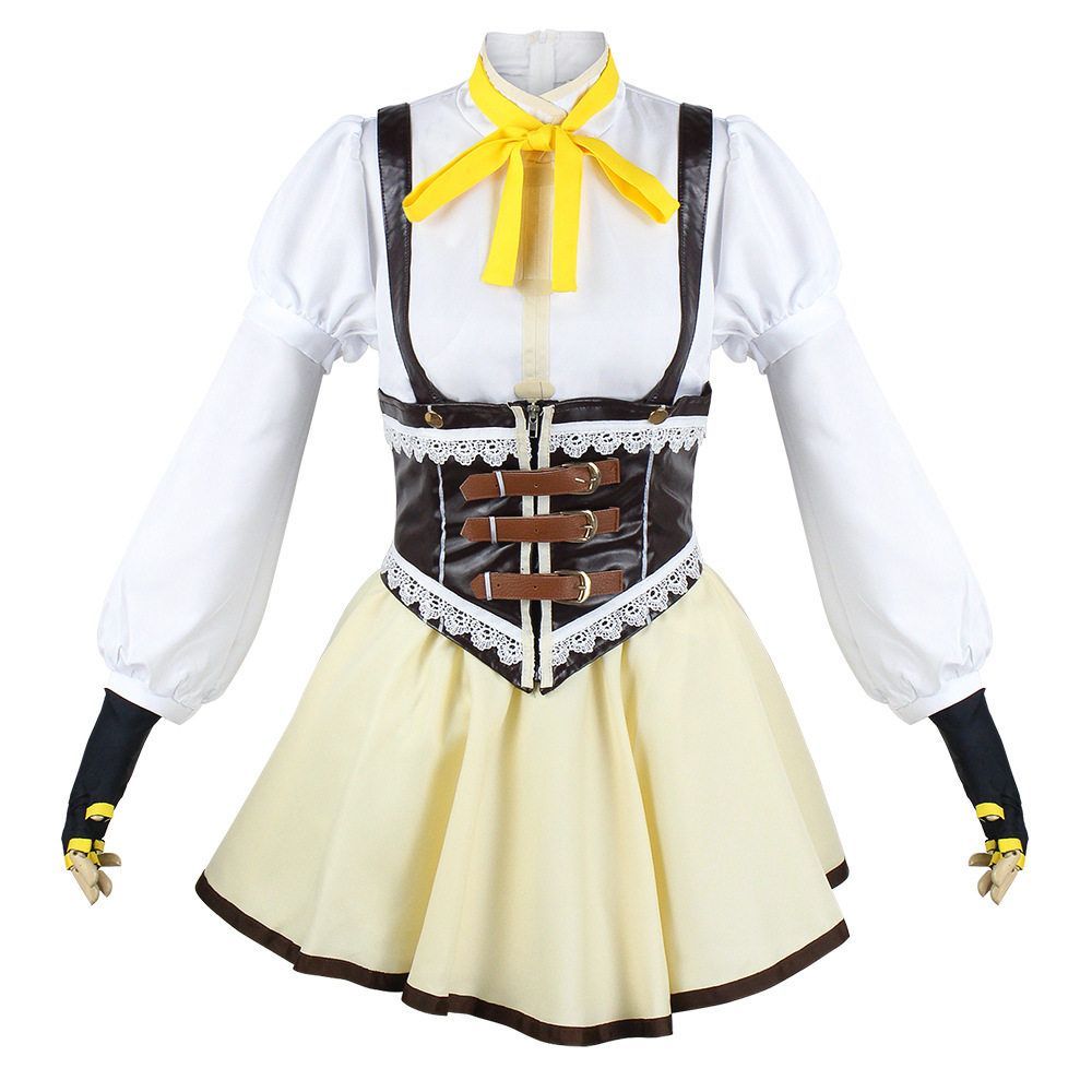 巴マミ 魔法少女まどか☆マギカ 衣装セット★コスプレイベントグッズキャラクター 新品