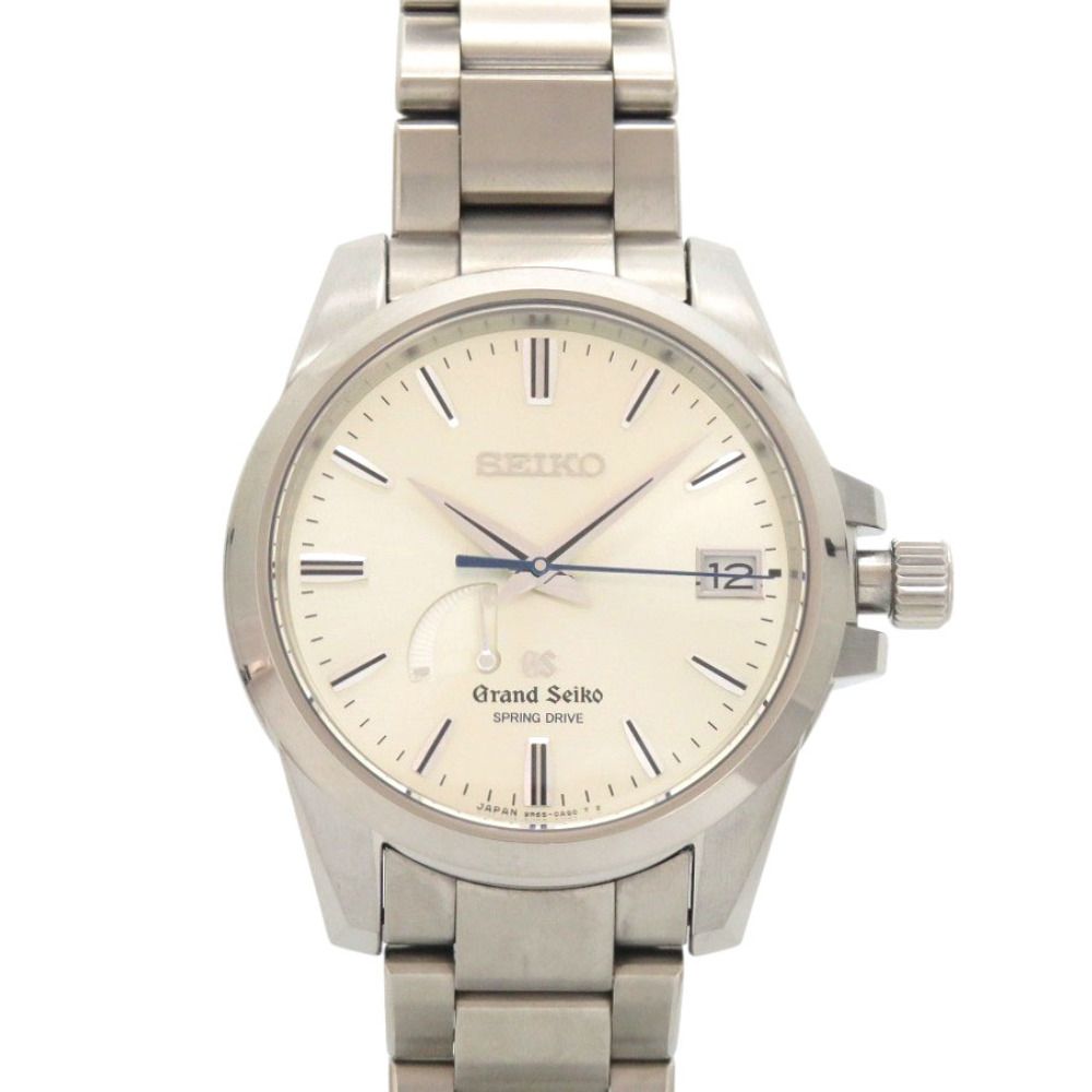 セイコー グランドセイコー パワーリザーブ SBGA079 9R65-0BG0 チタン シルバー スプリングドライブ 腕時計 1216 SEIKO
