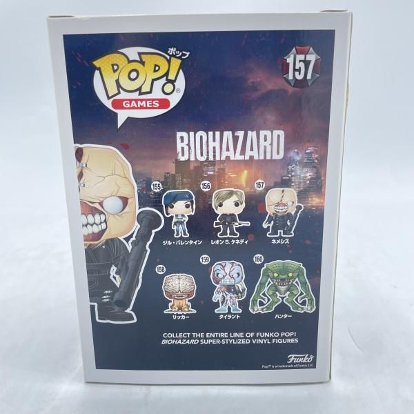 中古】開封)Funko POP! Games 157 ネメシス 「BIOHAZARD(バイオ