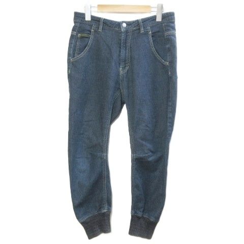 ヒステリックグラマー HYSTERIC GLAMOUR イージーデニム パンツ ジョガーパンツ 裏毛 M 紺 ネイビー /X