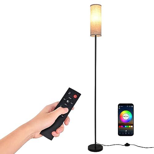 Nilight フロアライト フロアランプ 間接照明 フロアスタンド スマホン制御 LEDランプ RGB リモコンコントロール 照明器具 無段階調光調色 組み立て式 電球付き 国内発送 7094f008