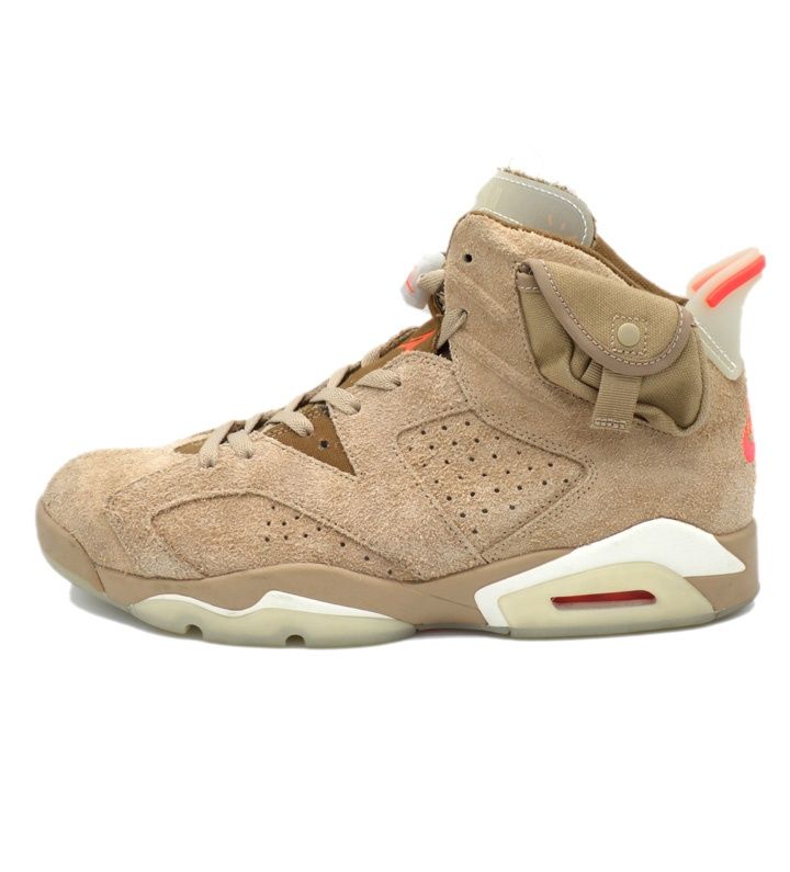 ナイキ NIKE × トラヴィス スコット TravisScott 【 AIR JORDAN 6 British Khaki DH0690 200 】 エア ジョーダン 6 ブリティッシュ カーキ スニーカー　w27093