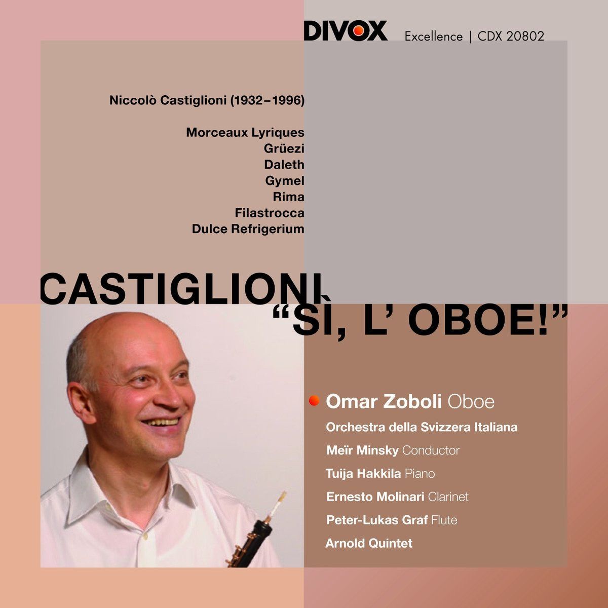 【CD】「SI, L'OBOE!(はい、オーボエ!)」