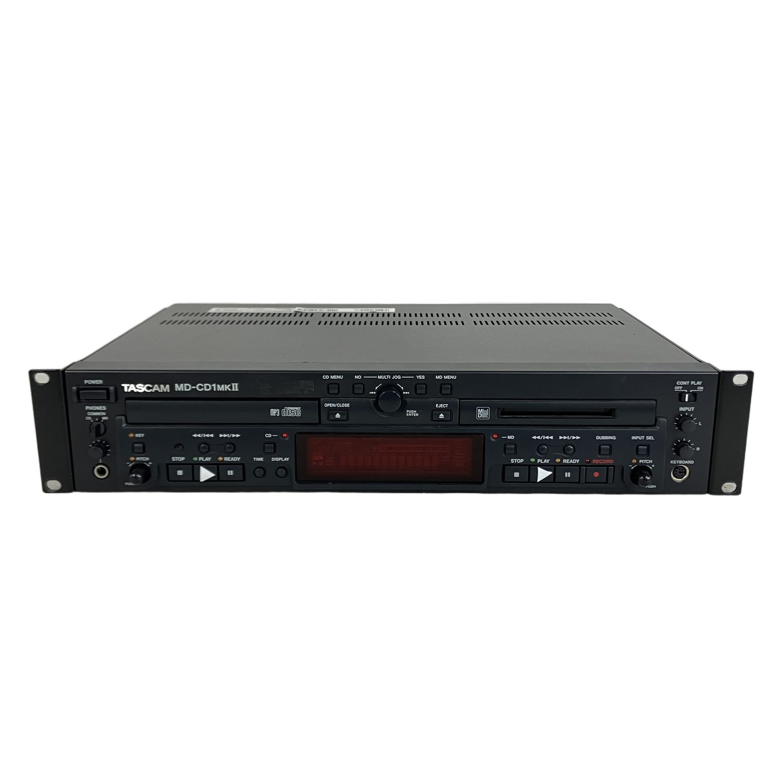 TASCAM MD-CD1 MK II CDプレーヤー MDレコーダー コンビネーションデッキ 2010年製 中古Y11235359