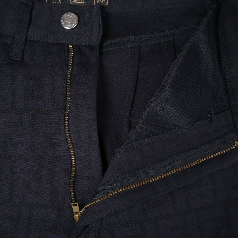 FENDI（フェンディ） JEANS FENDI ズッカ柄 ボア ダッフル ヴィンテージ FENDI 極 スラックス 総柄 ズッカ FF ヴィンテージ 美品 ジャケット・アウター