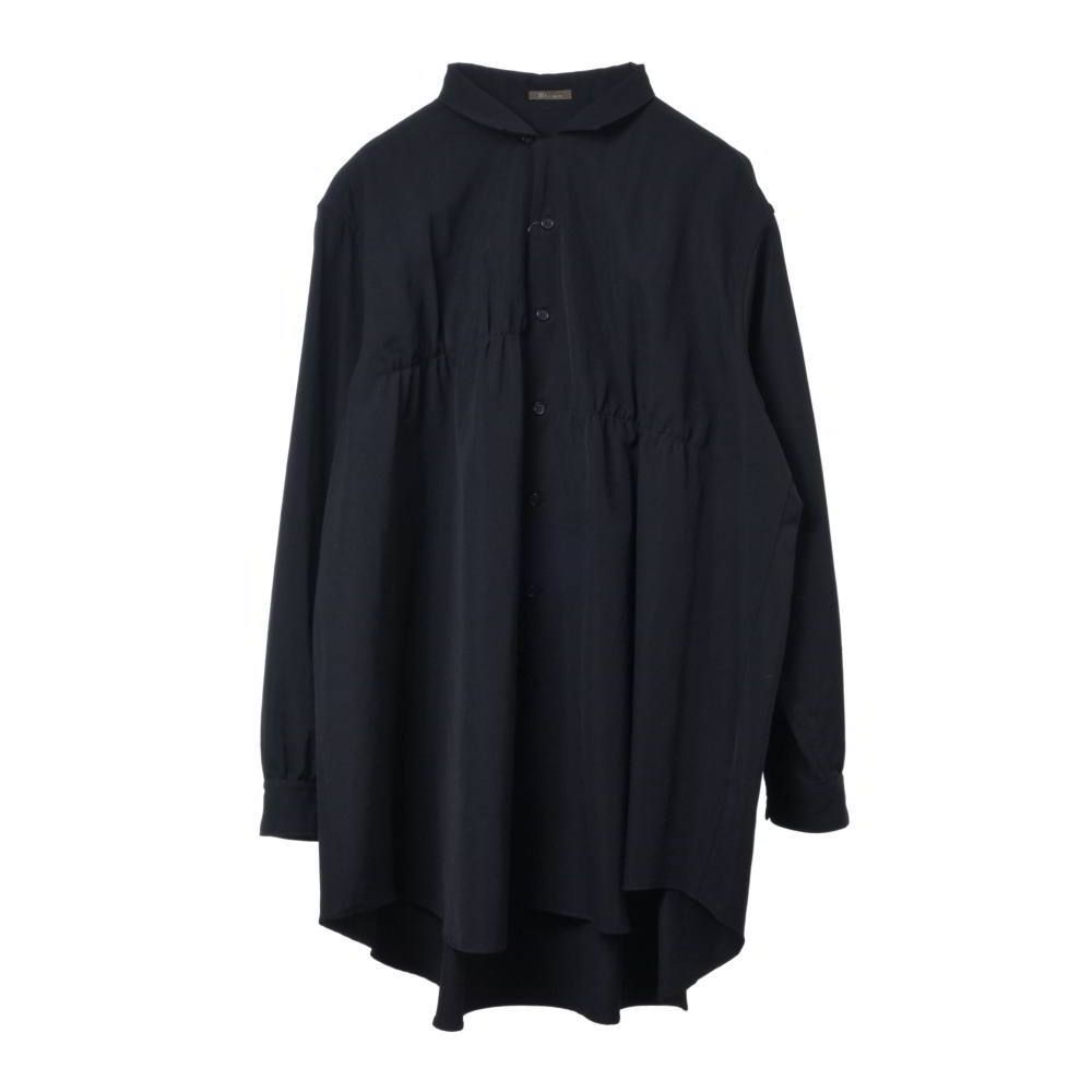 Y's for men 90s ギャザーディテール ウール オーバー シャツ