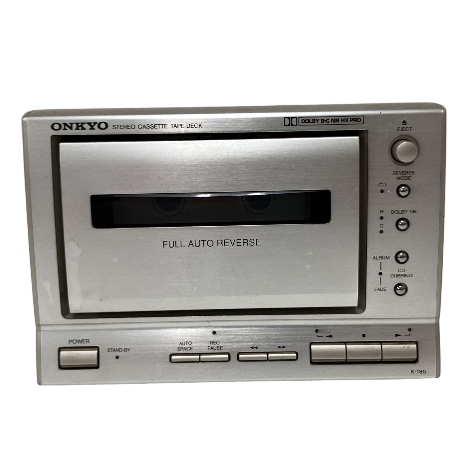 ONKYO K-185 ステレオ カセット テープ デッキ オンキョー 音響機器