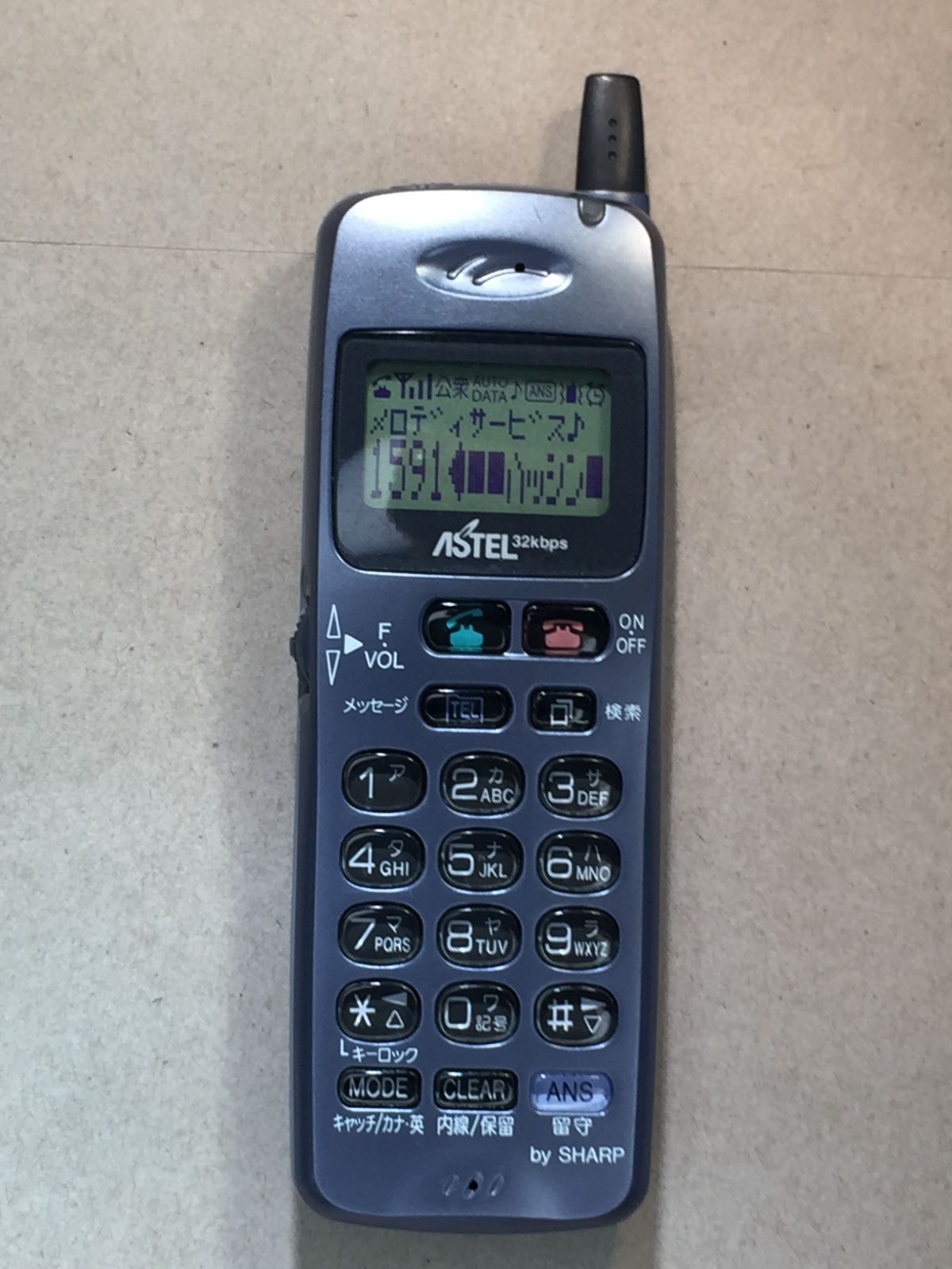 モックアップ ASTEL 32Kbps by SHARP PHS M590