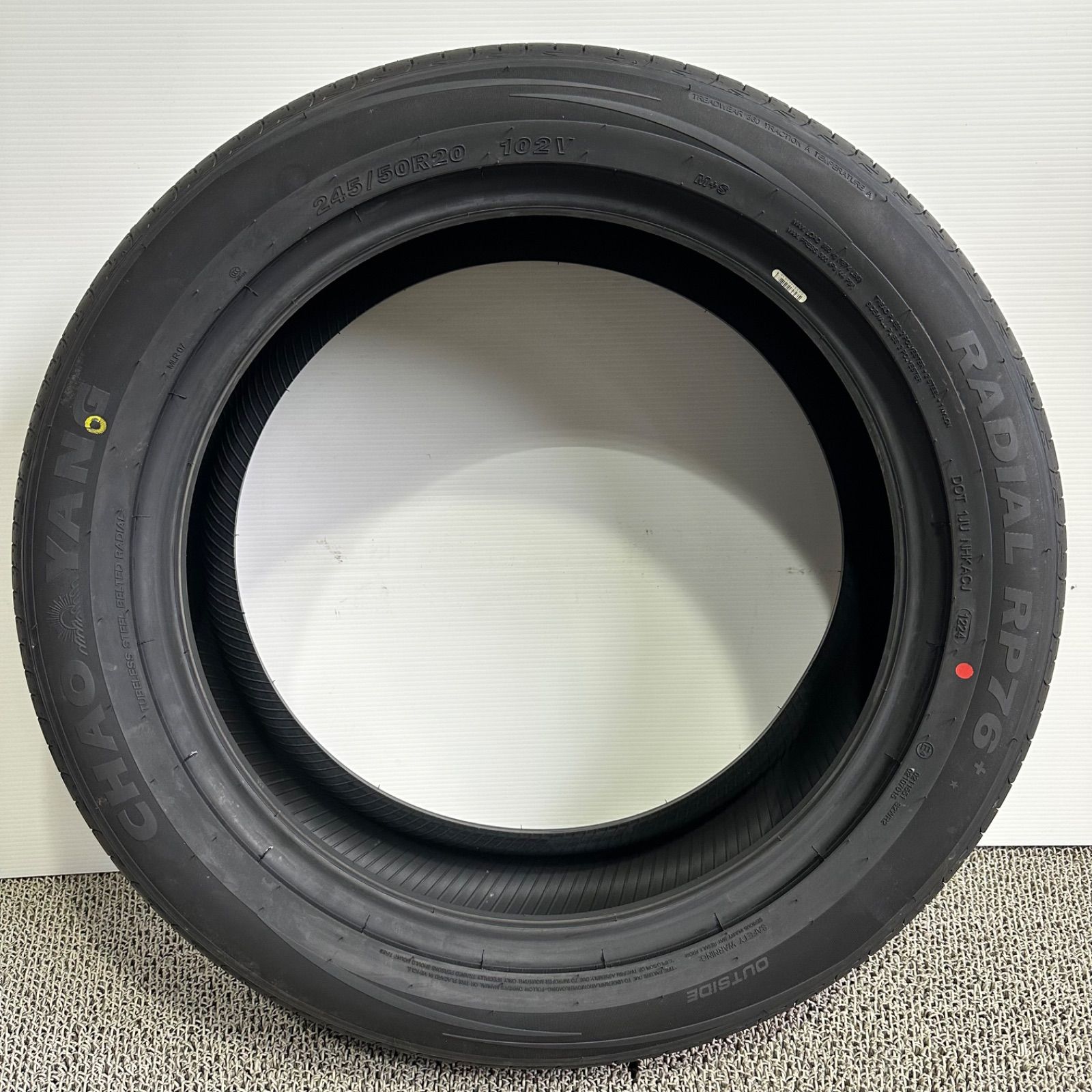 未使用品　245/50R20 102V 4本　CHAOYANG 夏タイヤ 245/50R20 102V 夏 4本set CHAOYANG RADIAL RP76＋ (チャオヤン