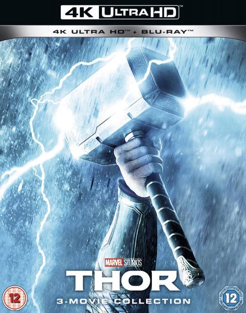 【中古-非常に良い】マイティ・ソー 4K UHD トリロジーBOX [4K UHD+Blu-ray ※4K UHDのみ日本語有り](輸入版)