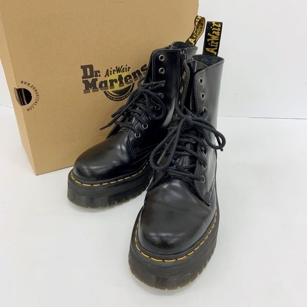 Dr.Martens ドクターマーチン 8ホールブーツ ジェイドン ワーク レースアップ 15265001 メンズ UK6/EU39 箱付き ブラック 靴 DF19142■