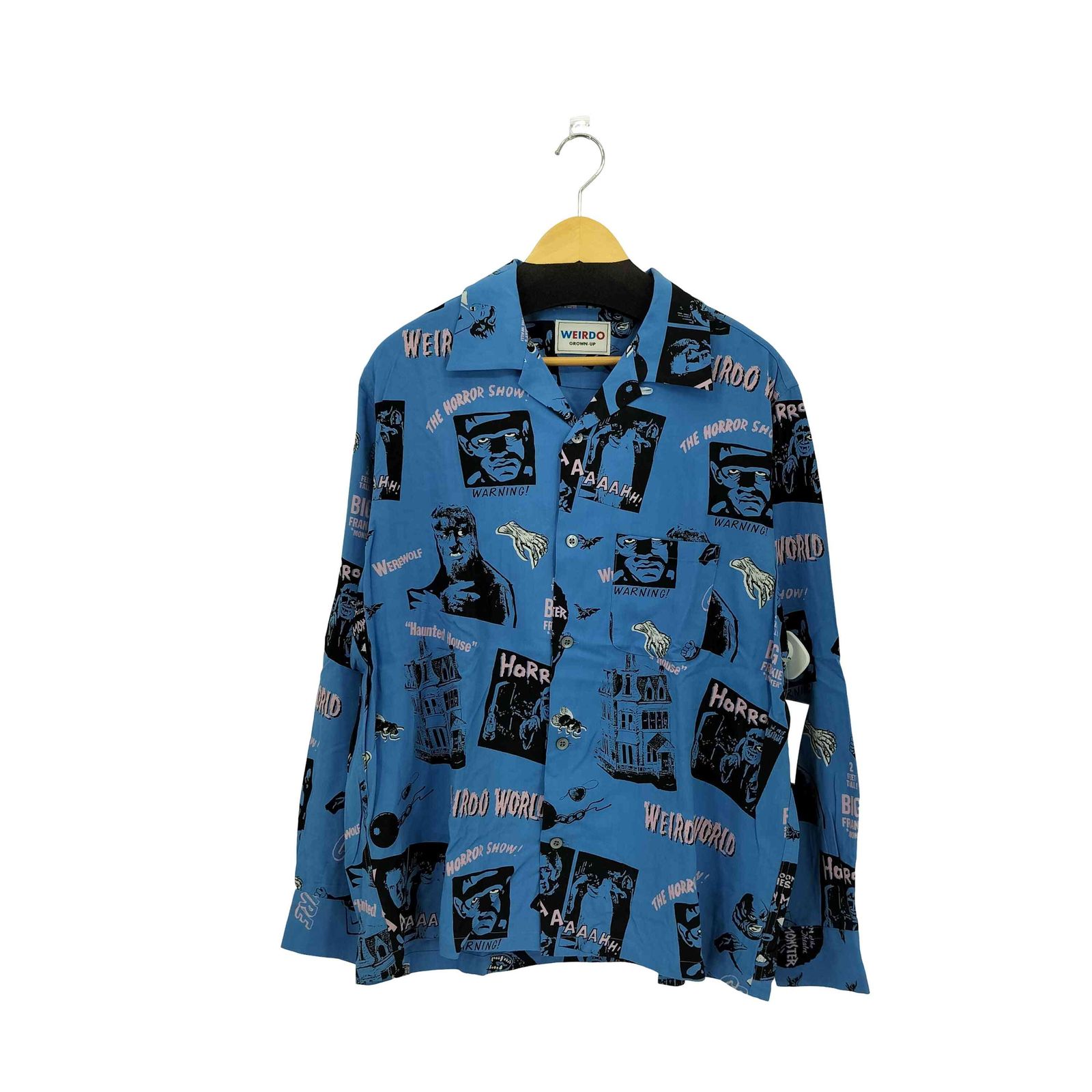 ウィアード WEIRDO 24SS HORROR MAGAZINE - L/S SHIRTS メンズ JPN：XL