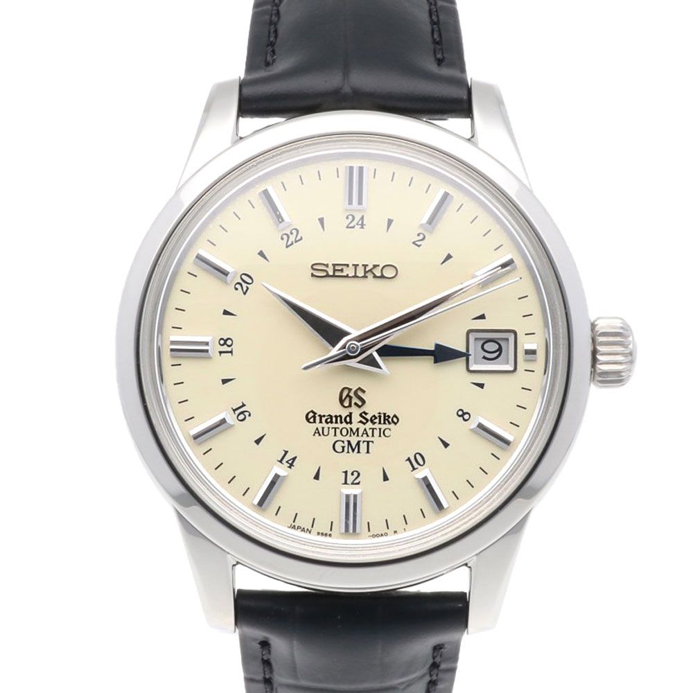 グランドセイコー メカニカル GMT 腕時計 時計 ステンレススチール 9S66-00A0 自動巻き 磨き直し済 メンズ 1年保証 Grand Seiko 中古 グランドセイコー