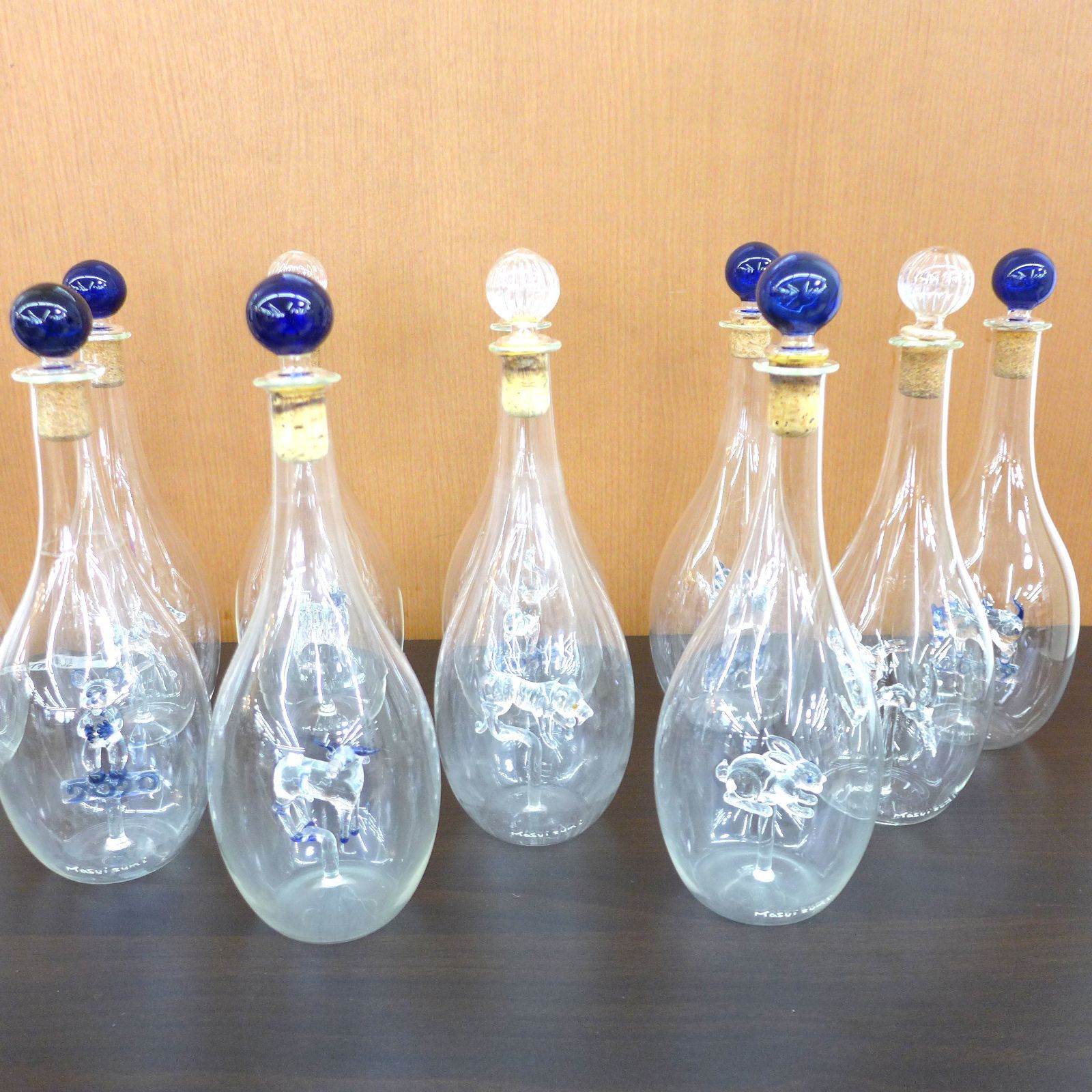 枡田酒造店 満寿泉 干支ボトル 空き瓶 11本（酉なし）公田店