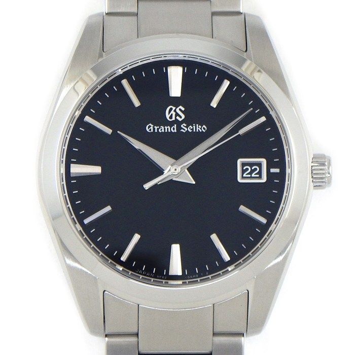 グランドセイコー Grand Seiko 腕時計 ヘリテージコレクション SBGX261/9F62-0AB0 ブラック文字盤 デイト SS クオーツアナログ 【箱・保付き】 【中古】