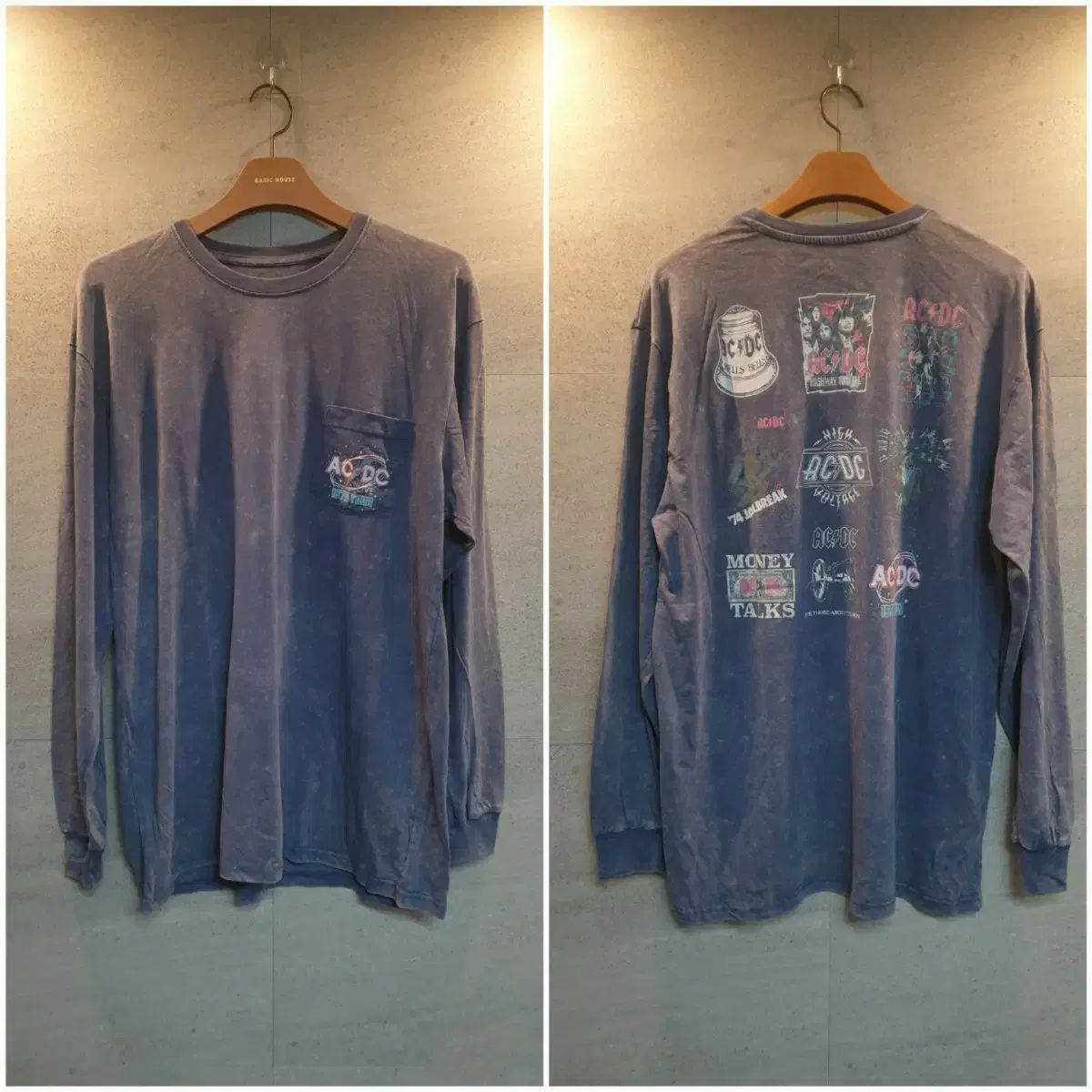 AC/DC 1978 ツアー ロングスリーブ Tシャツ
