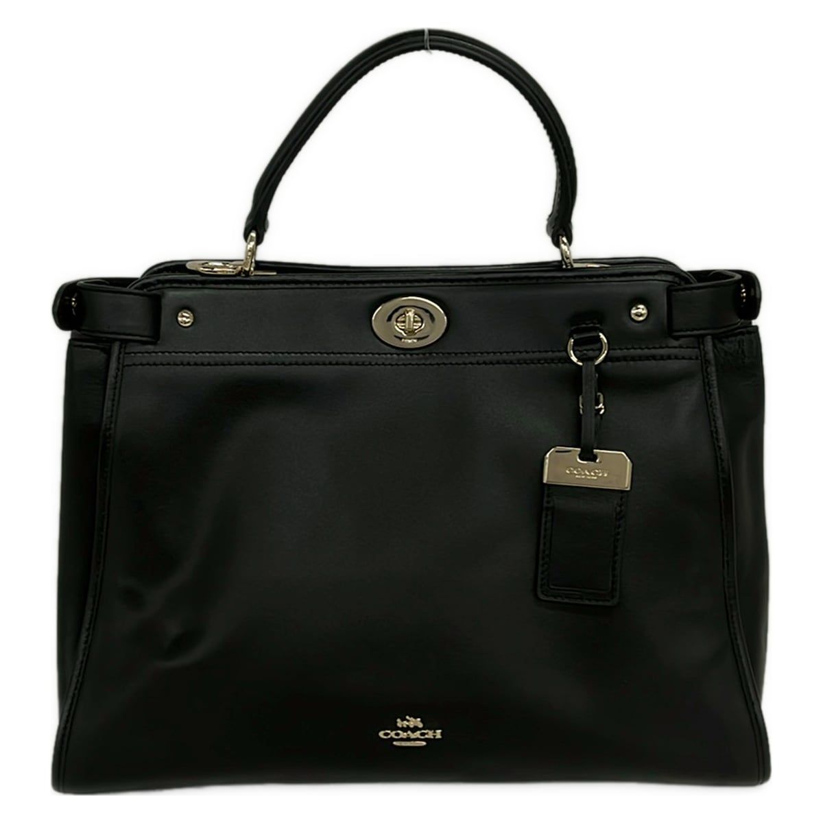 COACH(コーチ) ハンドバッグ グラマシー サッチェル レザー 33549 黒 レザー