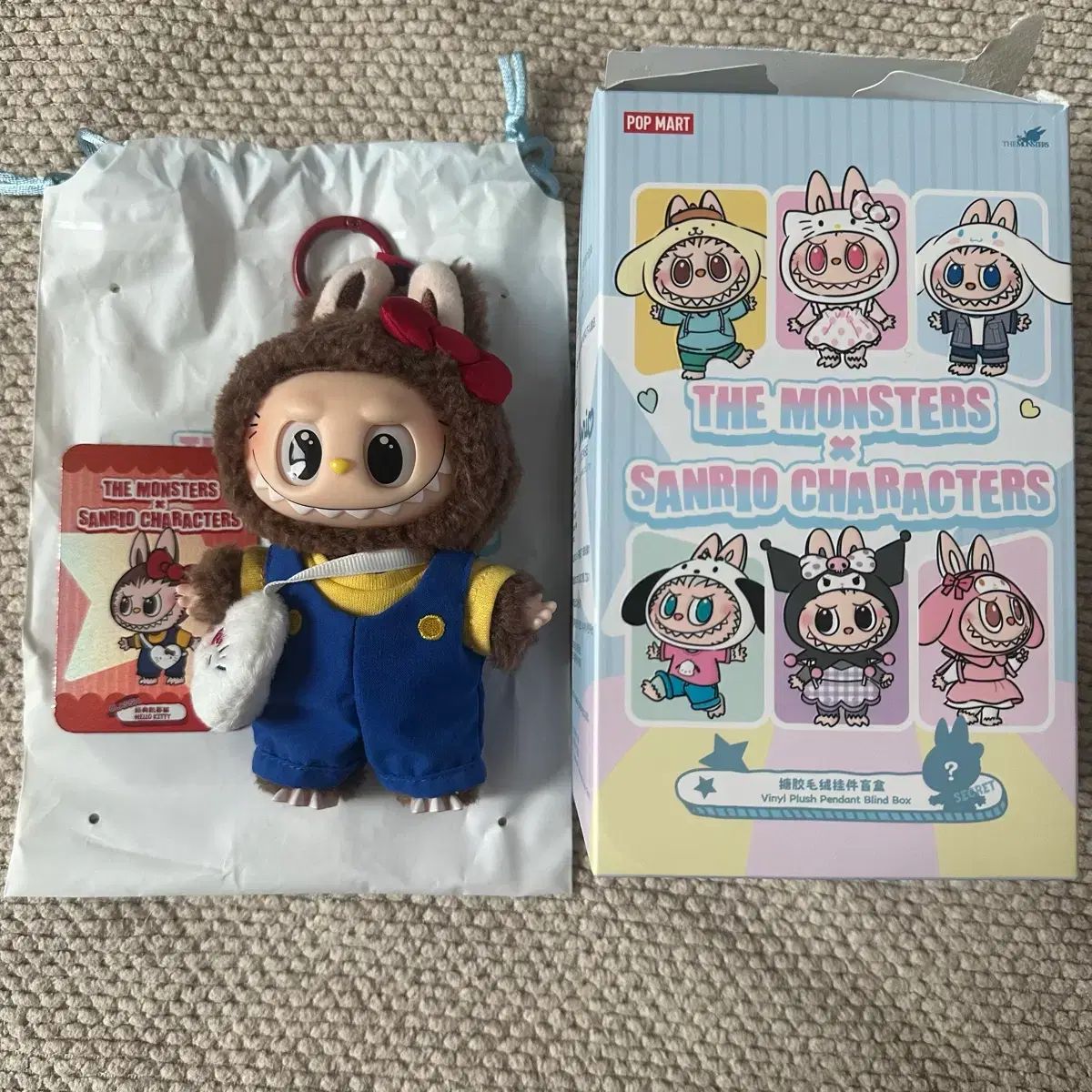 正規品 新品)ポップマート サンリオ ラブブ コラボ ハローキティ シークレット