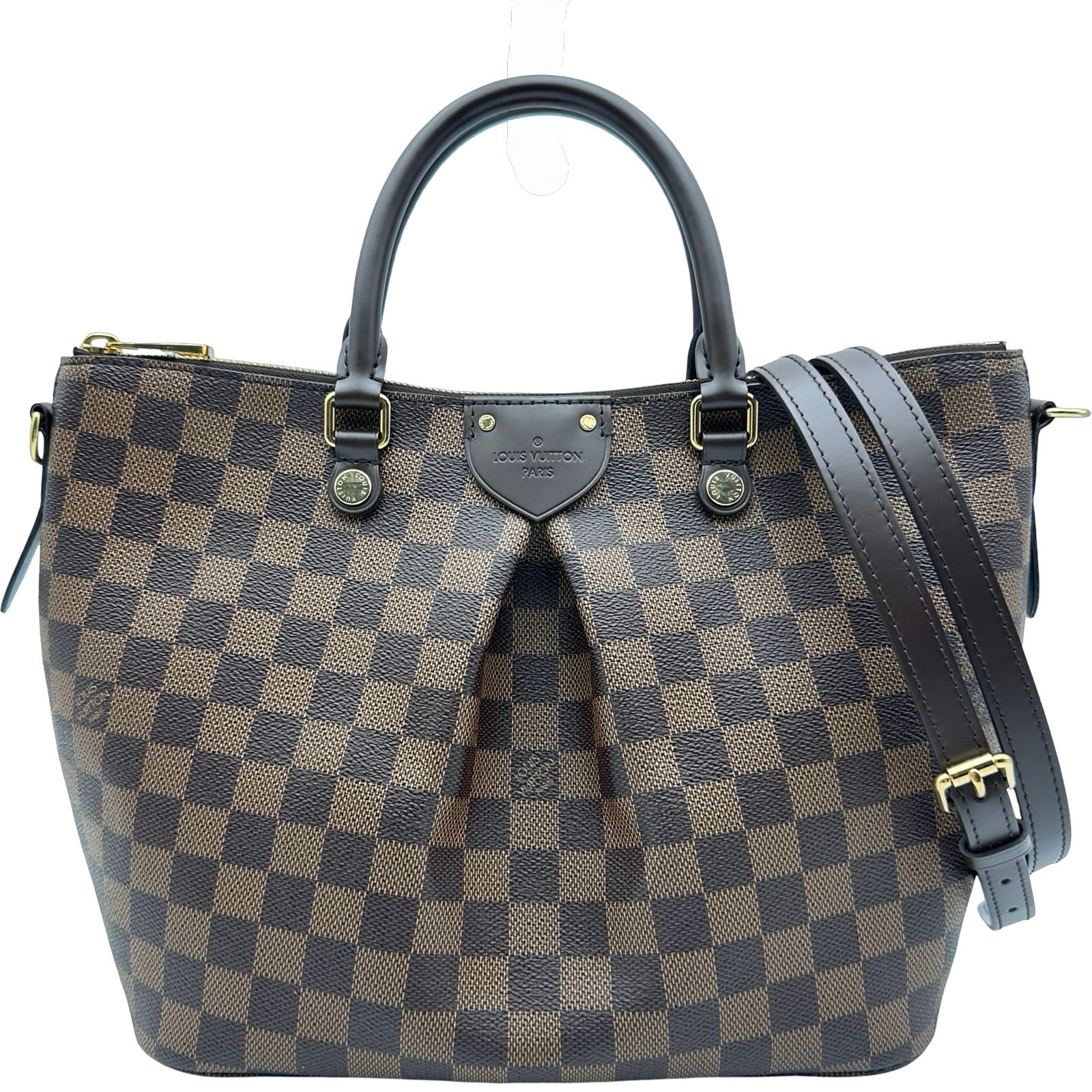 ルイ・ヴィトン LOUIS VUITTON シエナMM N41546 ブラウン ダミエキャンバス レディース ハンドバッグ