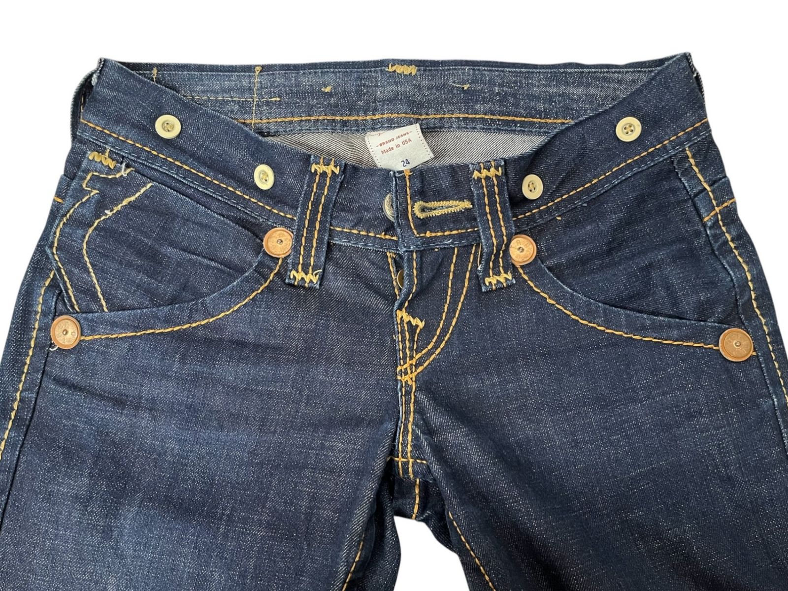 TRUE RELIGION (トゥルーレリュージョン) ローライズ フレアデニム
