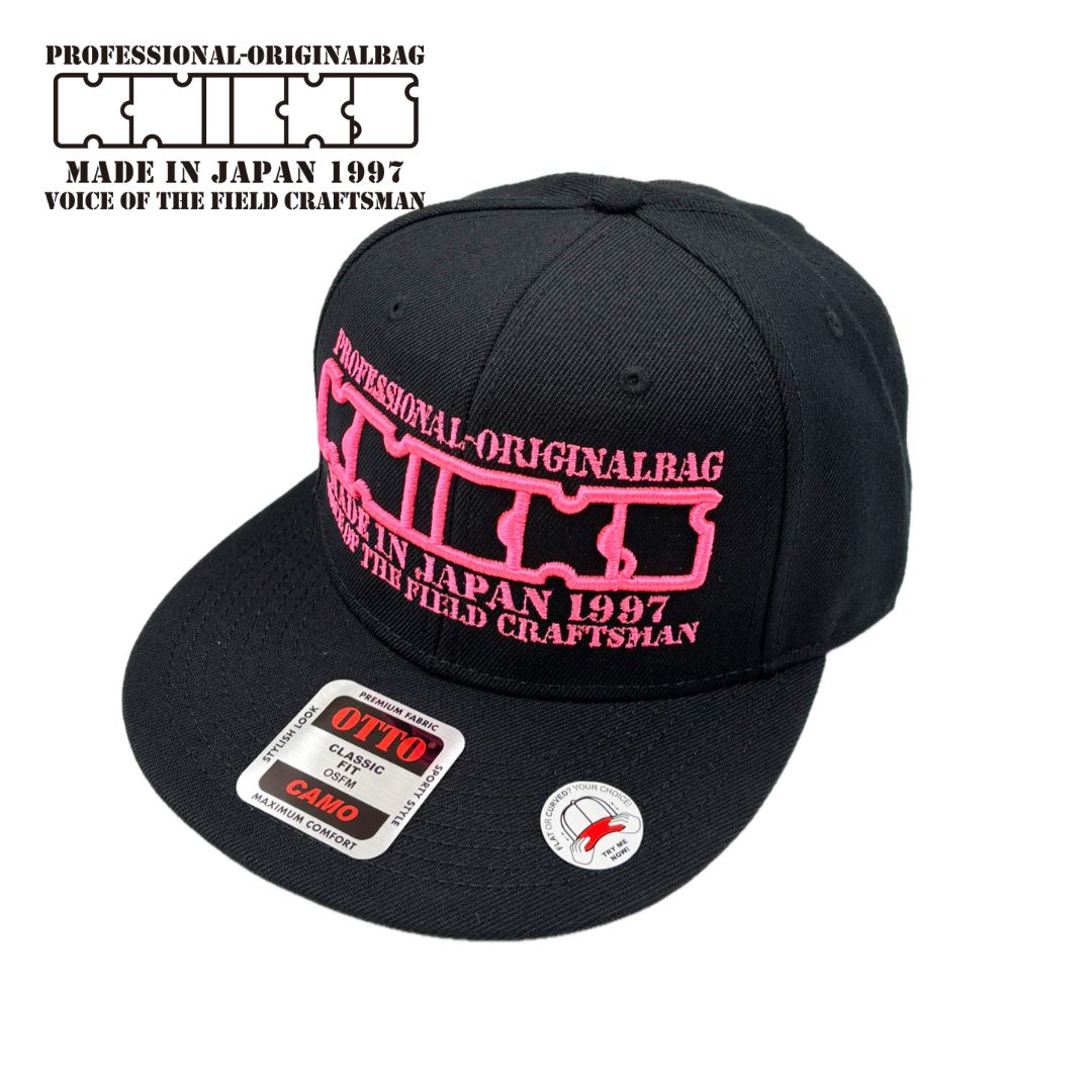 【KNICKS】ニックス 帽子 ピンク 激レア オリジナルキャップ フリーサイズ 腰袋 腰道具 工具差し KN-CPM
