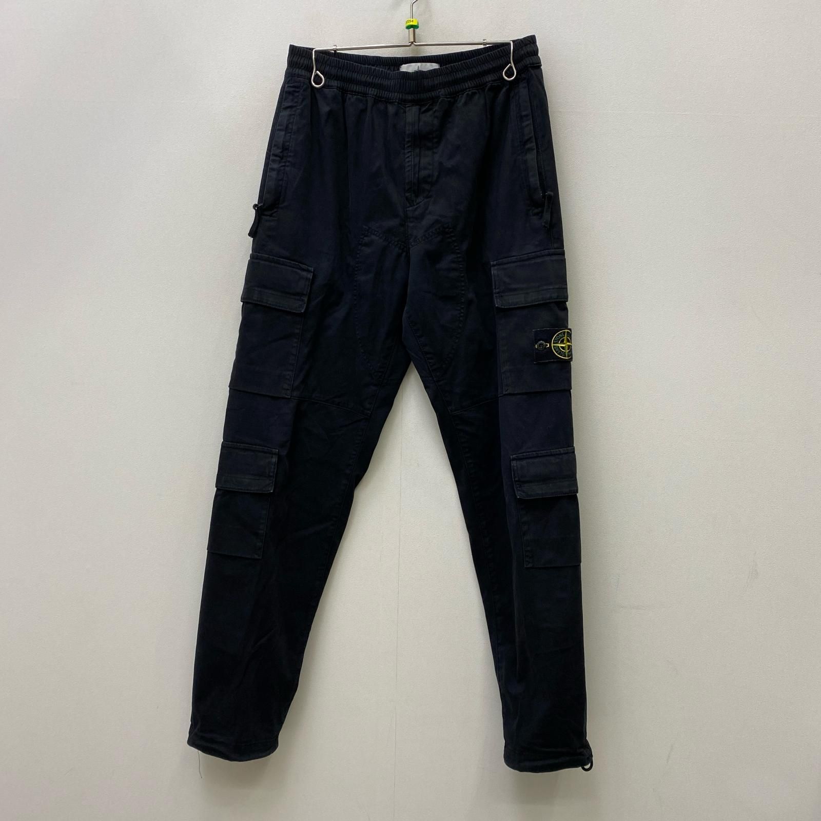 【加古川店】 中古 STONE ISLAND | ストーンアイランド カーゴパンツ SI CARGO PANTS 731531710 ブラック 【108】