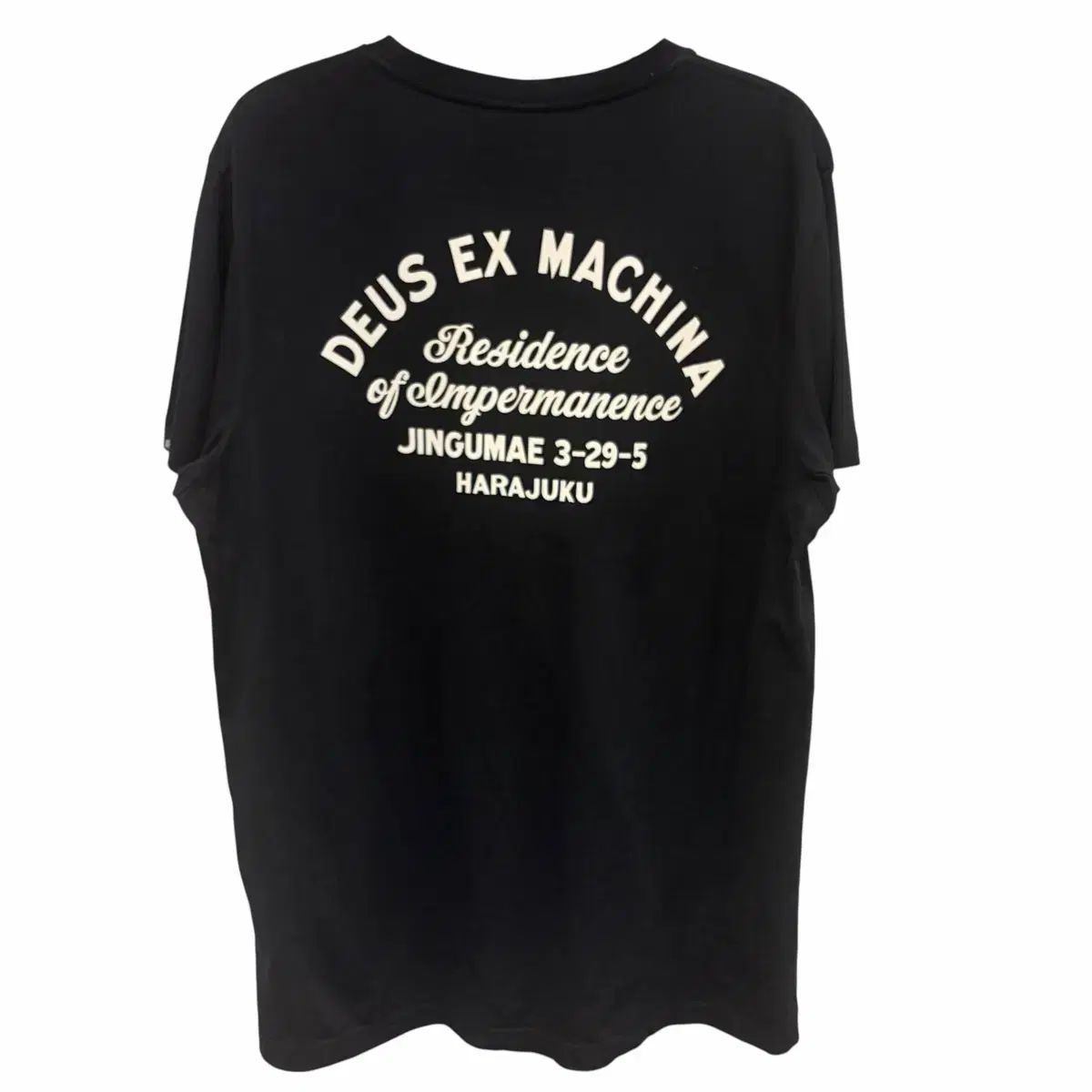 DEUS EX MACHINA デウスエクスマキナ ONE POCKET 原宿 ブラック 半袖 Tシャツ XL