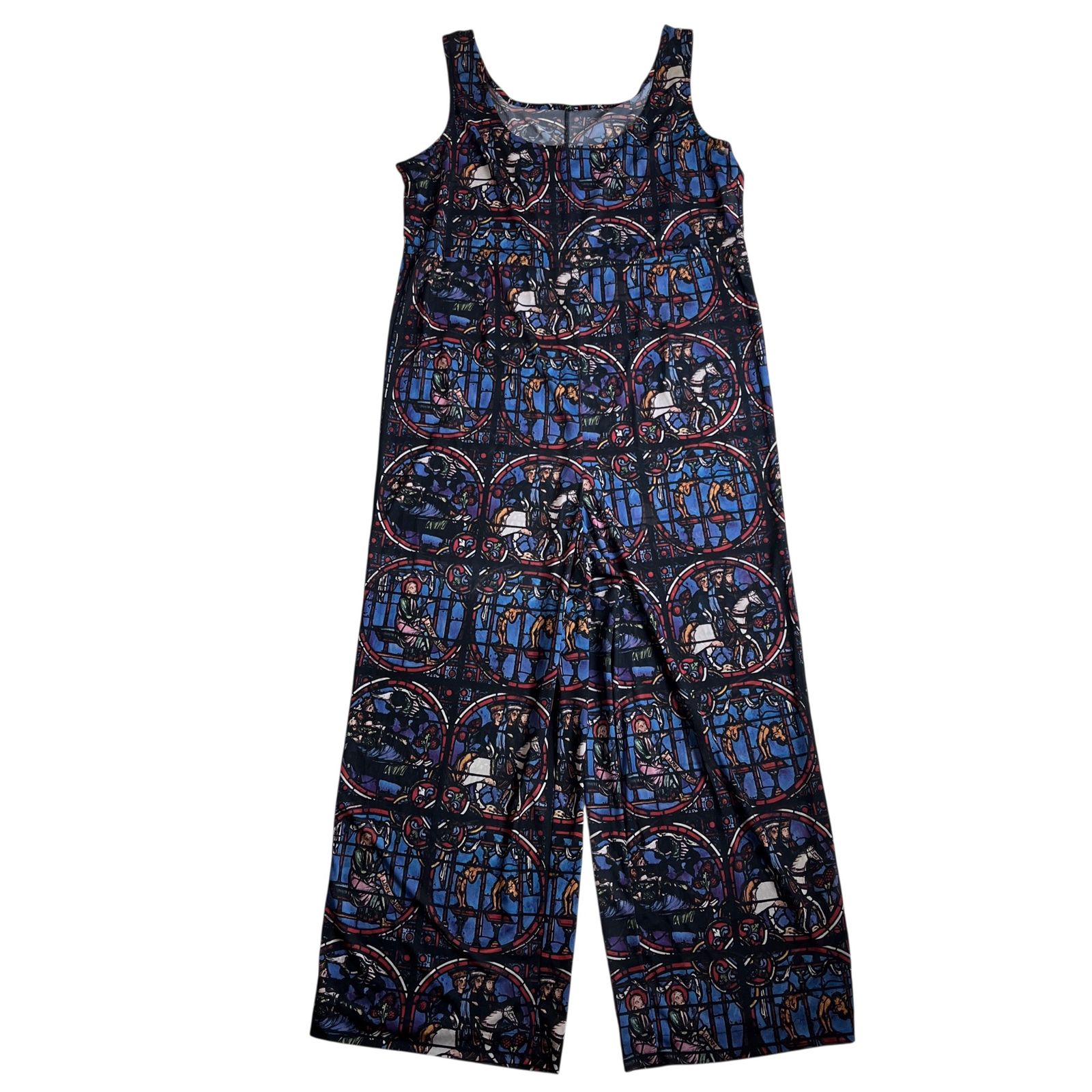 AD1990】COMME des GARCONS ステンドグラス柄 パンツ 極美品 AD1990 