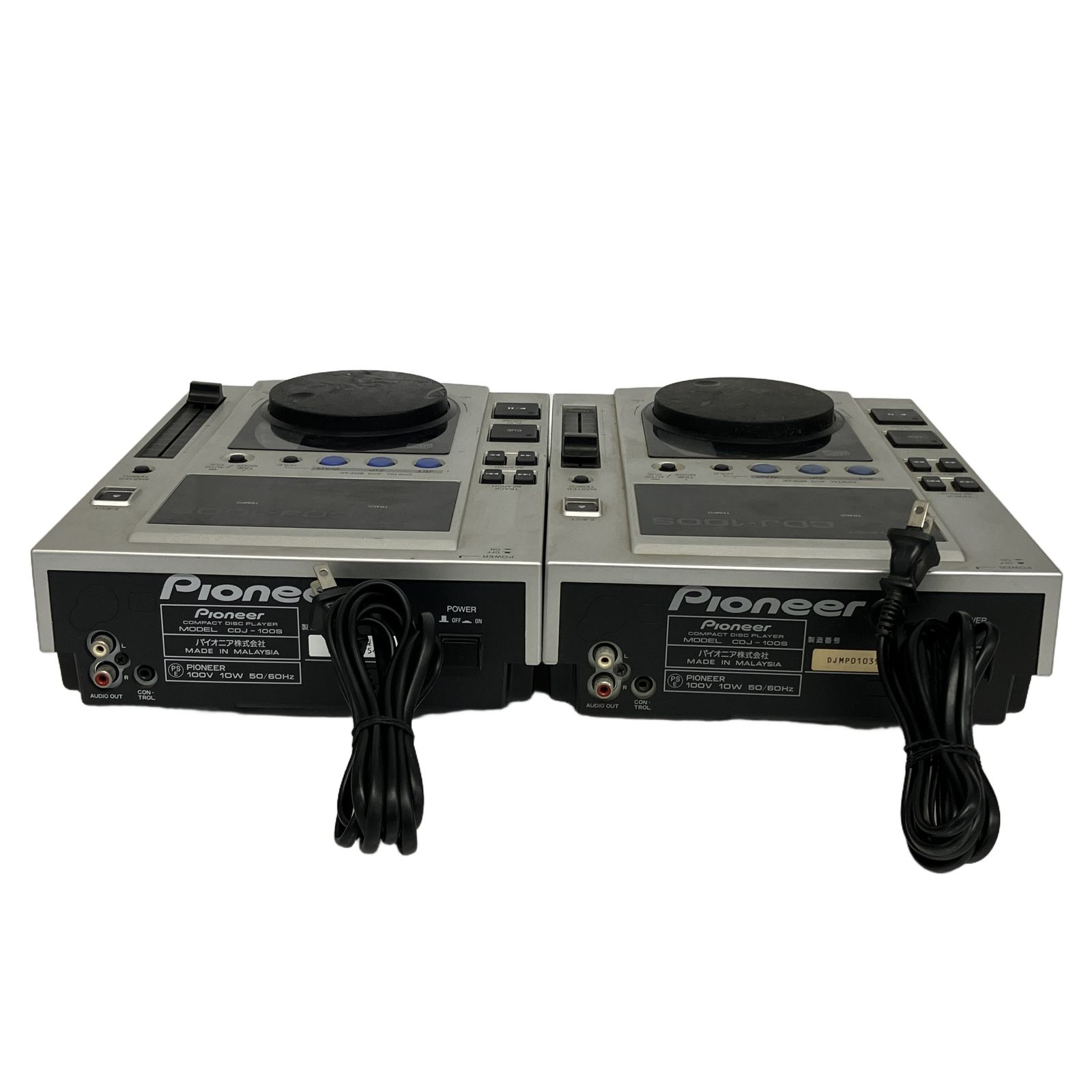 Pioneer CDJ-100S パイオニア 2台セット CDJ DJ CDプレーヤー 中古