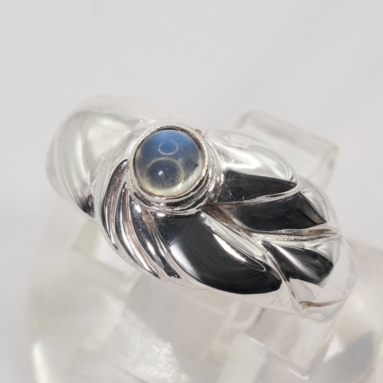 美品 ジョージジェンセン ムーンストーン シルバー リング OK/26-0274