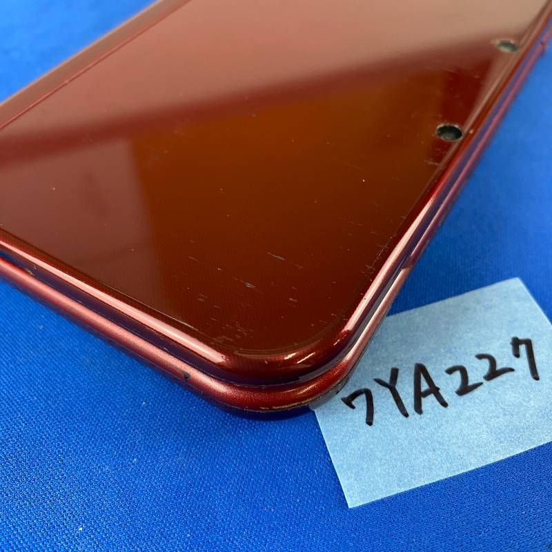 ◇ワYA227【上下IPS液晶】Newニンテンドー3DSLL メタリックレッド 本体 タッチペン 充電ACアダプター セット 希少品 IPSパネル 任天堂 Nintendo 3DS 3DSLL NEW3DS 携帯型ゲーム機 レッド 赤 第7世代