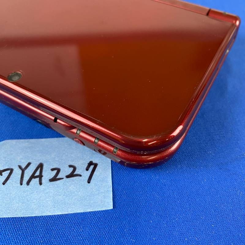 ◇ワYA227【上下IPS液晶】Newニンテンドー3DSLL メタリックレッド 本体 タッチペン 充電ACアダプター セット 希少品 IPSパネル 任天堂 Nintendo 3DS 3DSLL NEW3DS 携帯型ゲーム機 レッド 赤 第7世代