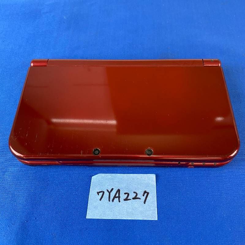◇ワYA227【上下IPS液晶】Newニンテンドー3DSLL メタリックレッド 本体 タッチペン 充電ACアダプター セット 希少品 IPSパネル 任天堂 Nintendo 3DS 3DSLL NEW3DS 携帯型ゲーム機 レッド 赤 第7世代