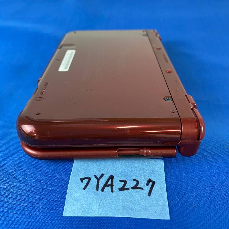 ◇ワYA227【上下IPS液晶】Newニンテンドー3DSLL メタリックレッド 本体 タッチペン 充電ACアダプター セット 希少品 IPSパネル 任天堂 Nintendo 3DS 3DSLL NEW3DS 携帯型ゲーム機 レッド 赤 第7世代