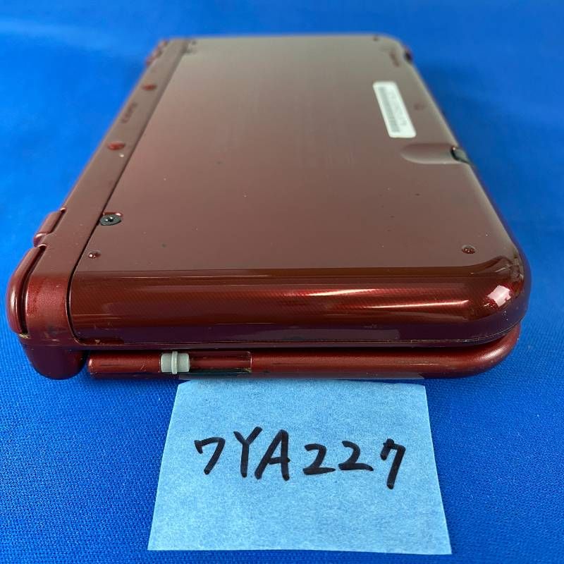 ◇ワYA227【上下IPS液晶】Newニンテンドー3DSLL メタリックレッド 本体 タッチペン 充電ACアダプター セット 希少品 IPSパネル 任天堂 Nintendo 3DS 3DSLL NEW3DS 携帯型ゲーム機 レッド 赤 第7世代