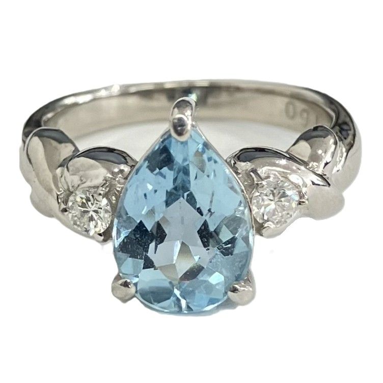 ♪Pt900 リング 6.17g 1.6ct 0.12ct プラチナ 指輪 - メルカリ
