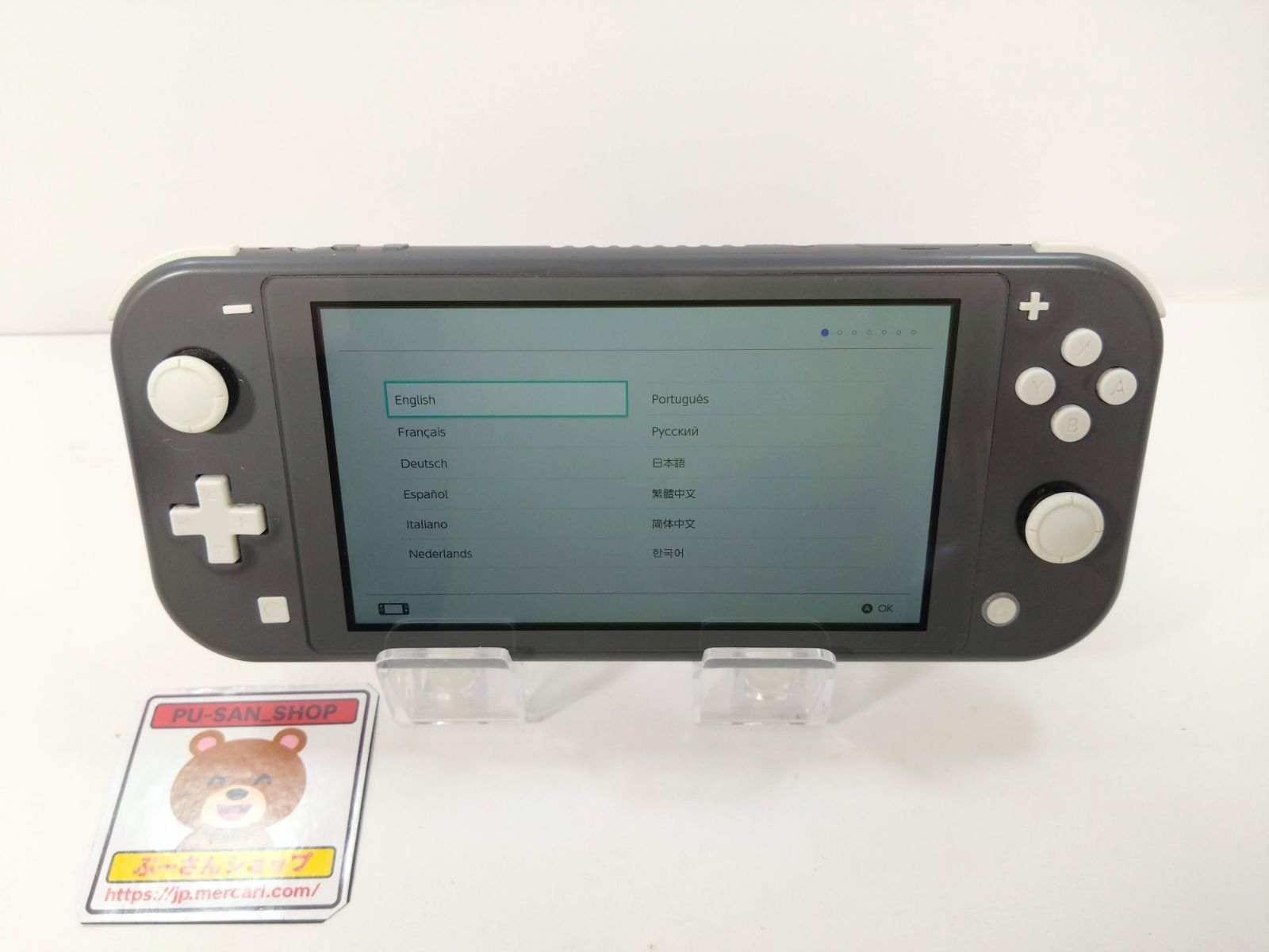 Nintendo Switch Lite HDH-001 グレー 本体のみ 動作品 任天堂 スイッチライト 0518B